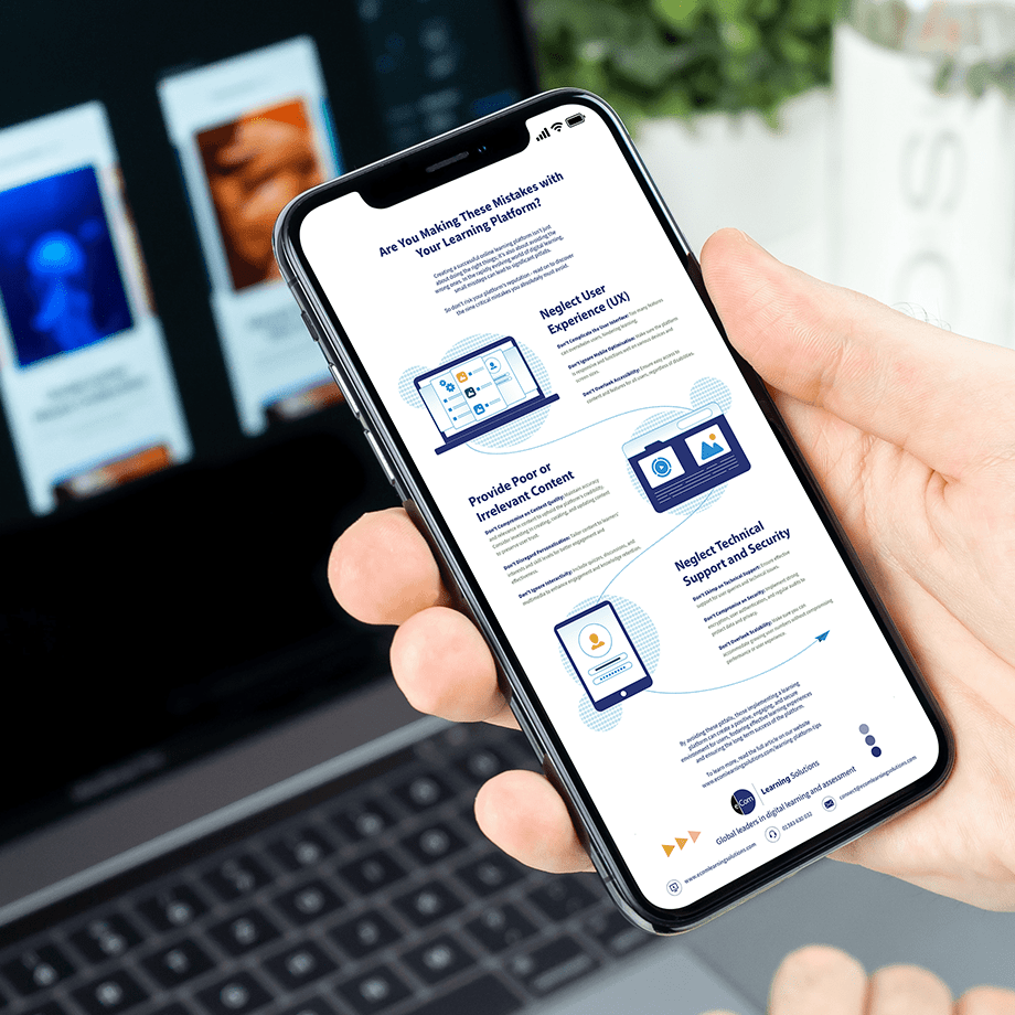 Library Infographic Are You Making These Mistakes With Your Learning Platform