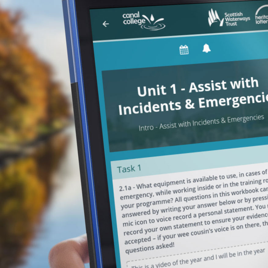 Casestudy Scottish Waterways Trust Canal College