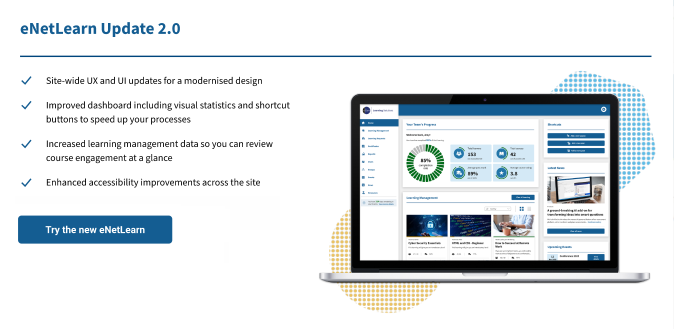 eNetlearn Update 2.0 - The User Interface